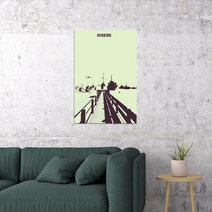 Dunkirk Drama Soldiers Movie Poster Wall Art Print Home Wall Decor
