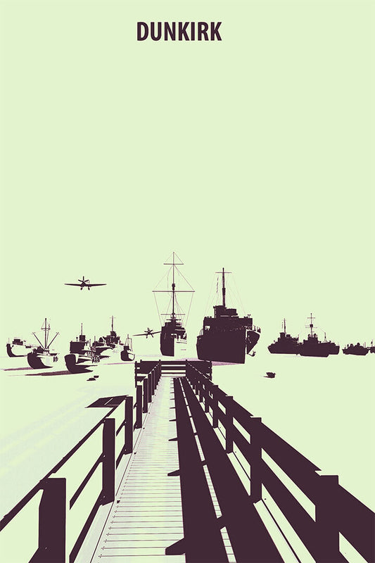 Dunkirk Drama Soldiers Movie Poster Wall Art Print Home Wall Decor