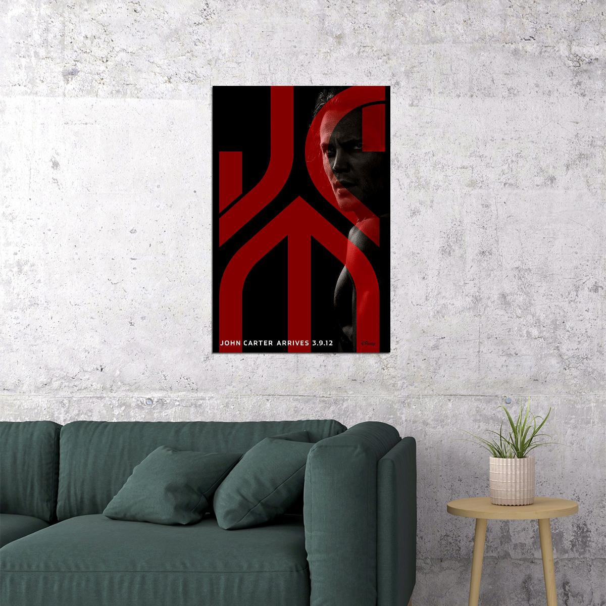 John Carter Of Mars Movie Poster Wall Art Print Home Wall Decor
