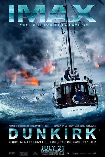 Dunkirk Adventure War Movie Poster Wall Art Print Home Wall Decor