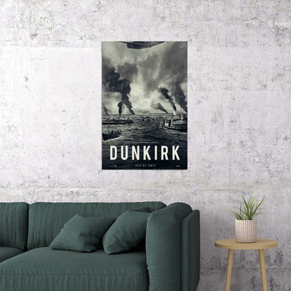 Dunkirk Soldiers War Movie Poster Wall Art Print Home Wall Decor
