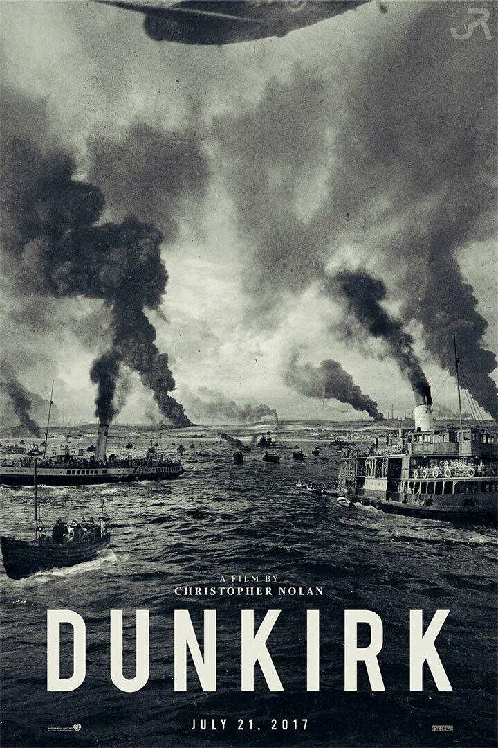 Dunkirk Soldiers War Movie Poster Wall Art Print Home Wall Decor
