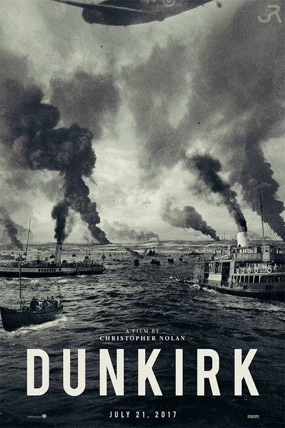 Dunkirk Soldiers War Movie Poster Wall Art Print Home Wall Decor