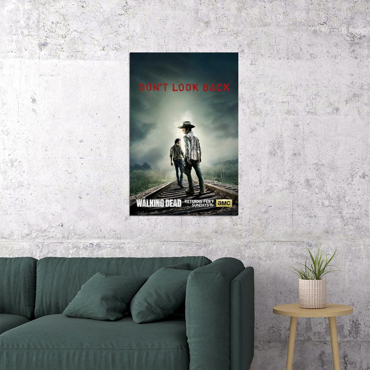 The Walking Dead Action Movie Poster Wall Art Print Home Wall Decor