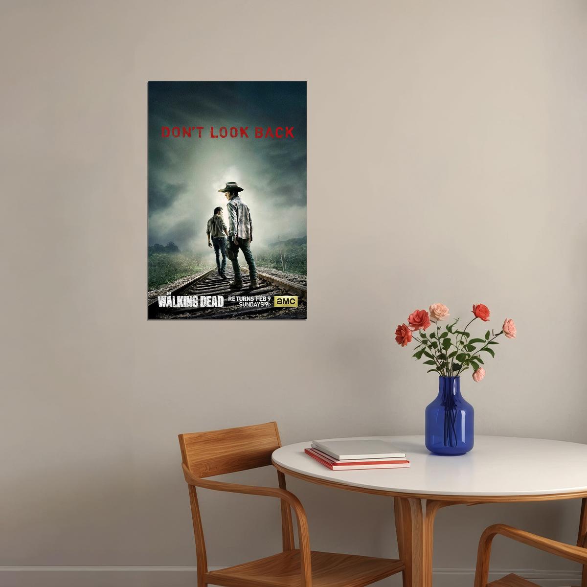 The Walking Dead Action Movie Poster Wall Art Print Home Wall Decor
