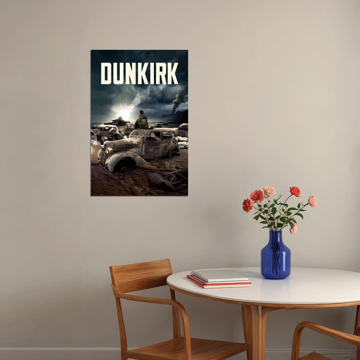 Dunkirk Drama War Movie Poster Wall Art Print Home Wall Decor