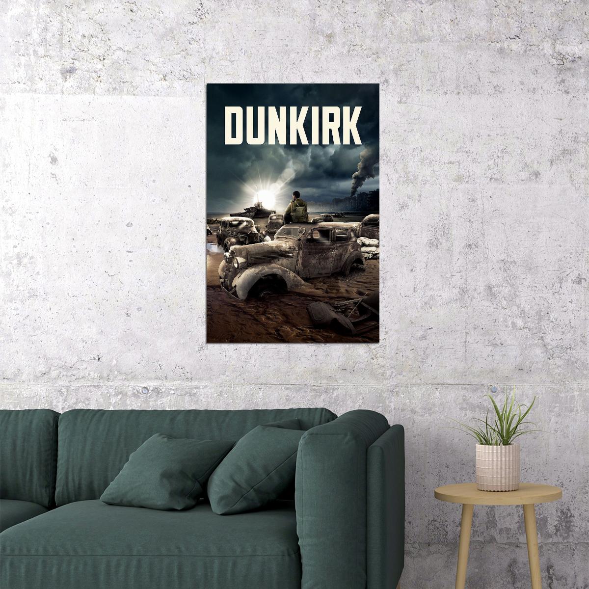 Dunkirk Drama War Movie Poster Wall Art Print Home Wall Decor