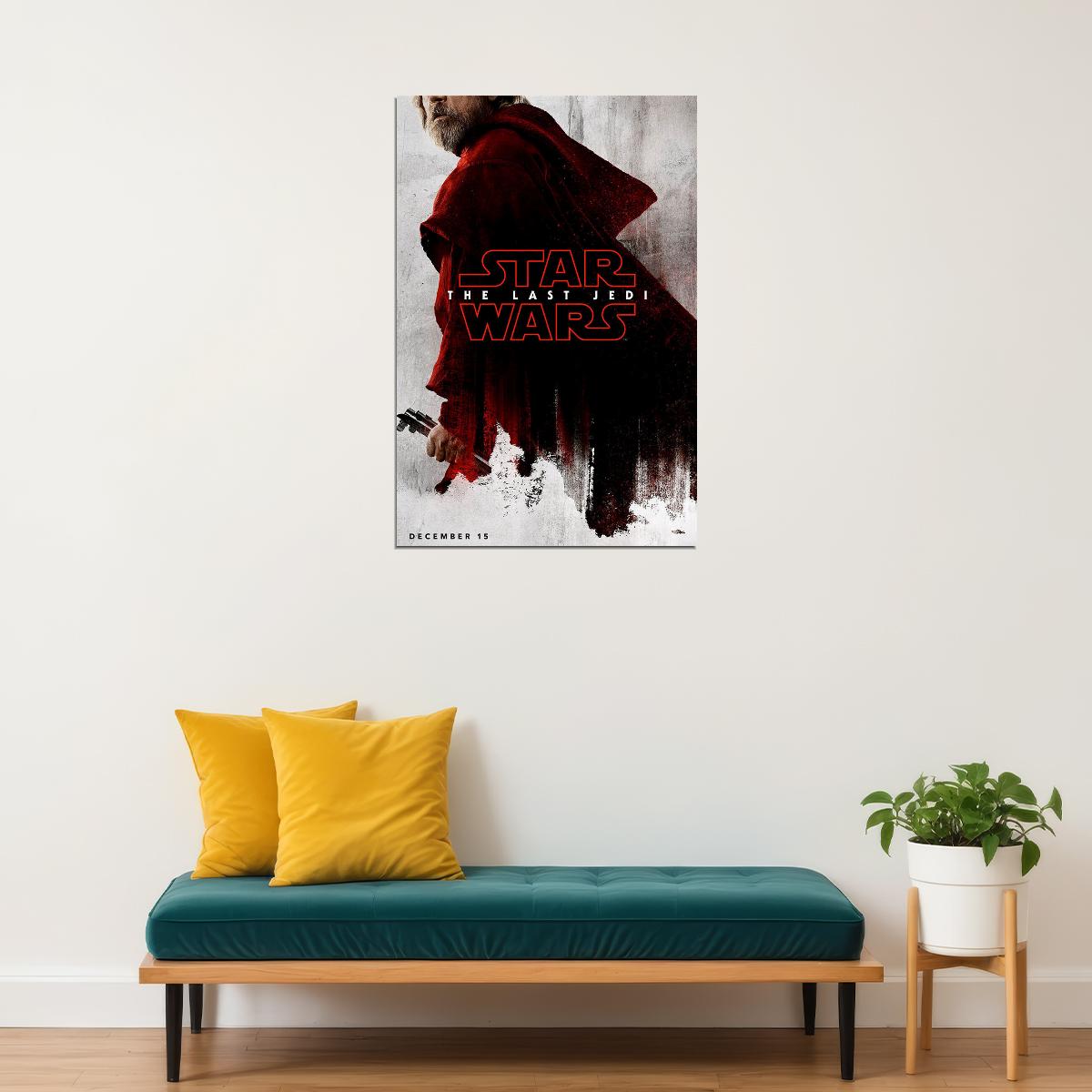 Star Wars The Last Jedi Movie Poster Wall Art Print Home Wall Decor