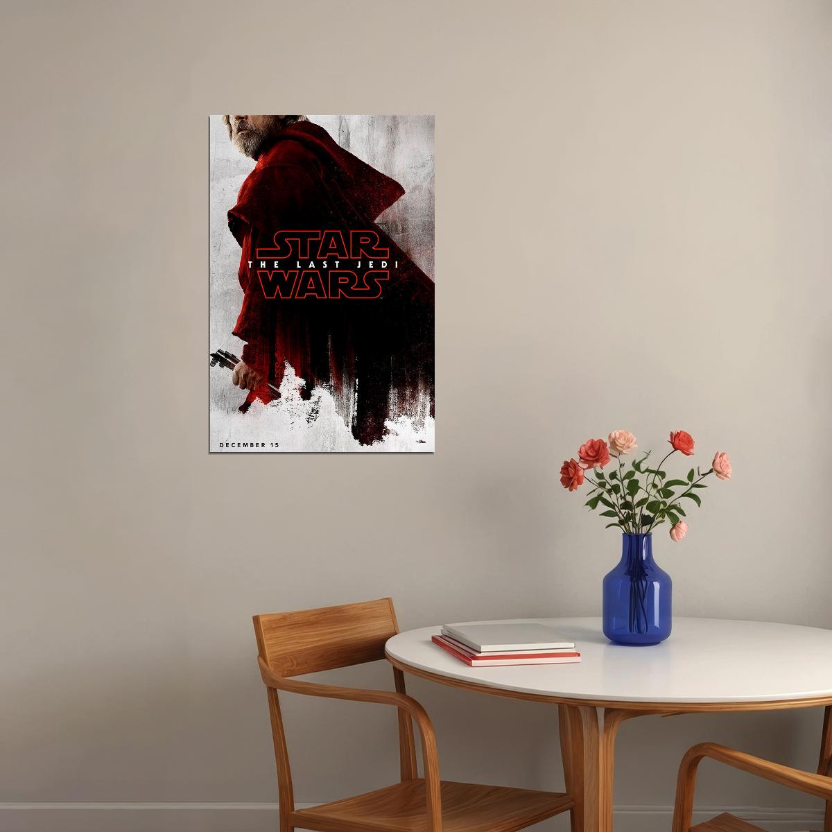 Star Wars The Last Jedi Movie Poster Wall Art Print Home Wall Decor