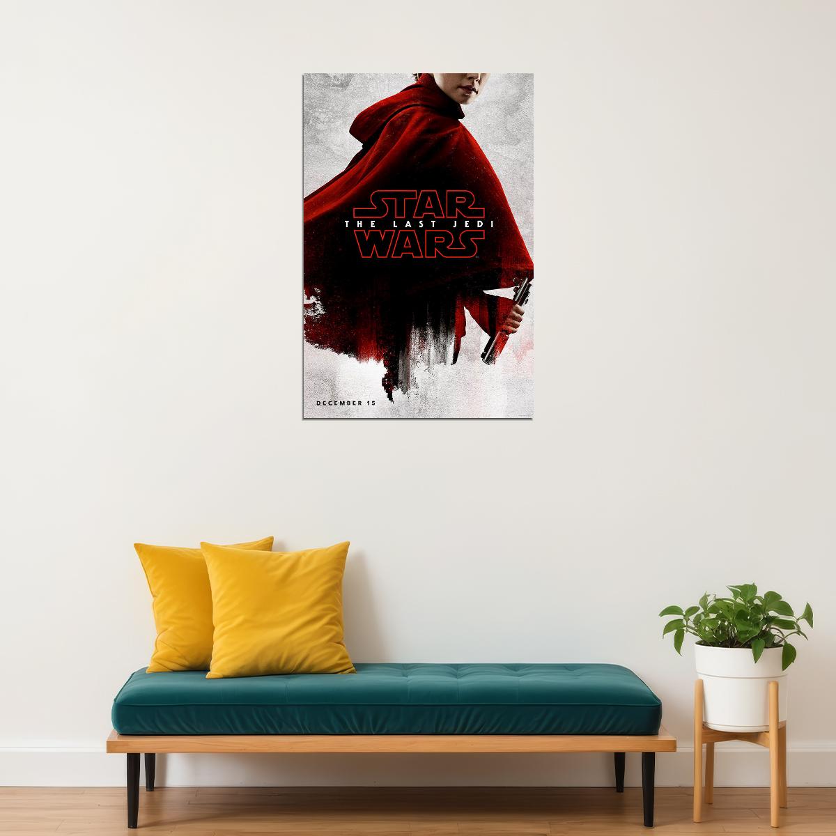 Star Wars The Last Jedi Movie Poster Wall Art Print Home Wall Decor