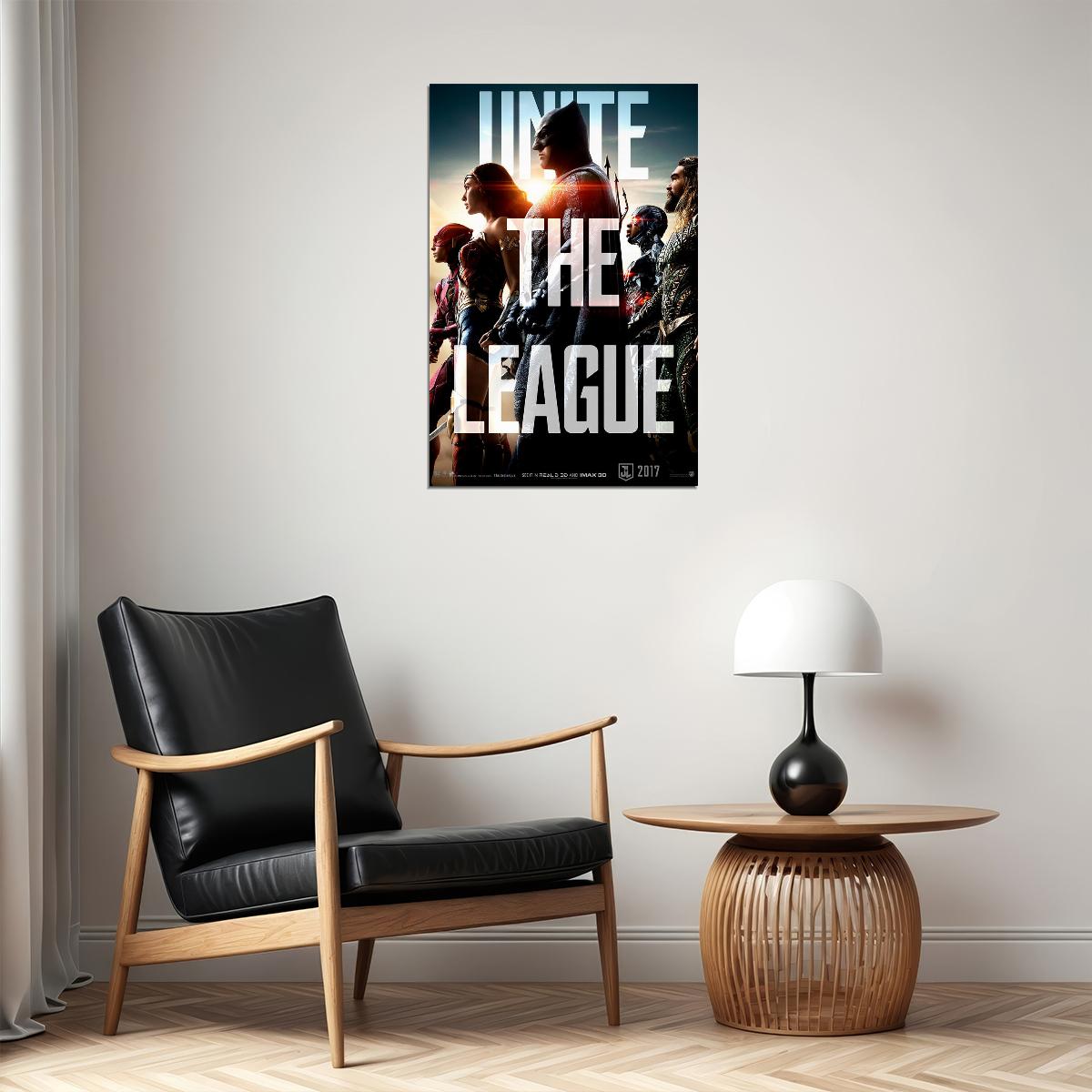 Justice League Fantasy Action Movie Poster Wall Art Print Home Wall Decor