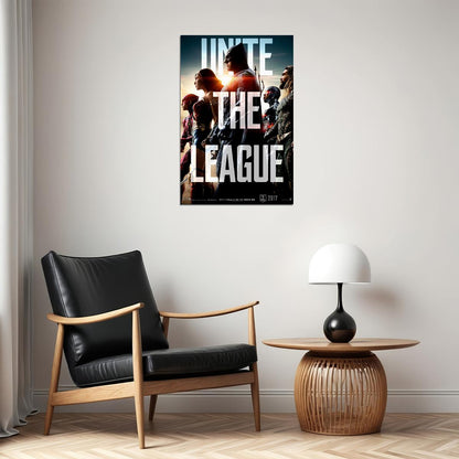Justice League Fantasy Action Movie Poster Wall Art Print Home Wall Decor