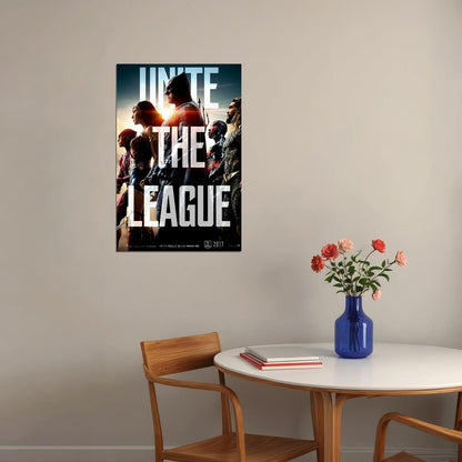 Justice League Fantasy Action Movie Poster Wall Art Print Home Wall Decor