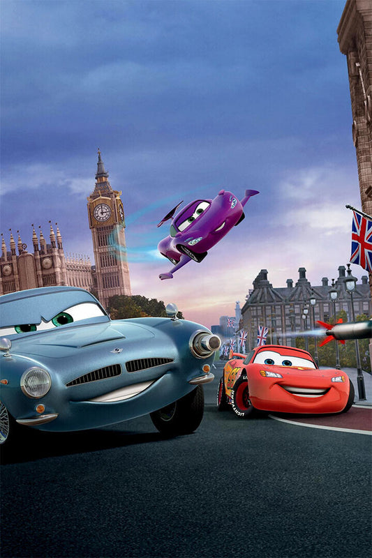 Cars 2 Car Fantasy Poster Wall Art Print Home Wall Decor