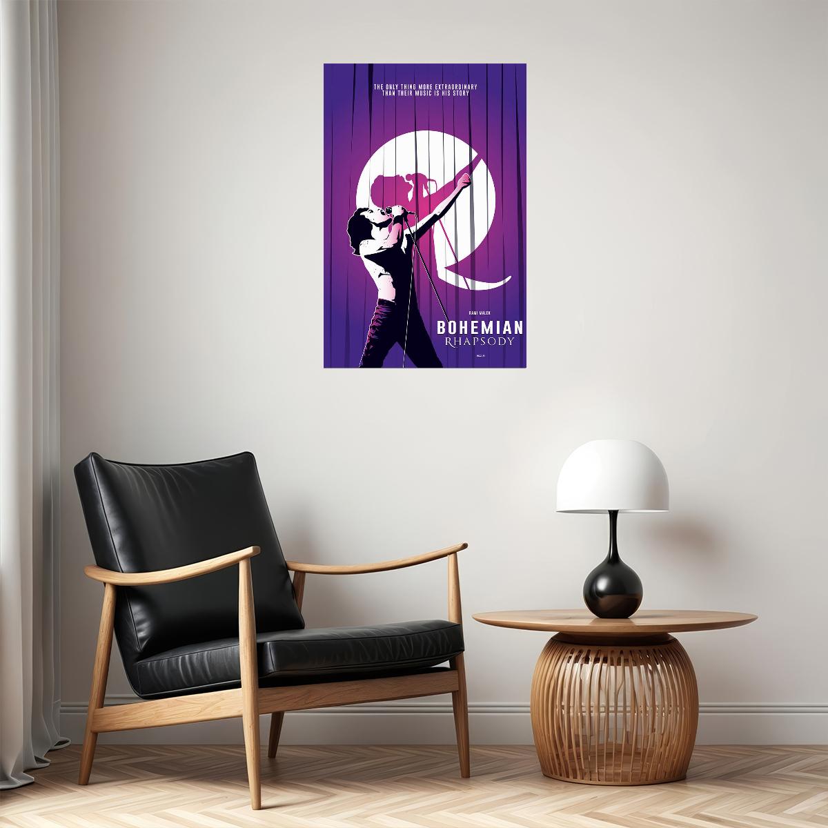 Bohemian Rhapsody Music Poster Wall Art Print Home Wall Decor