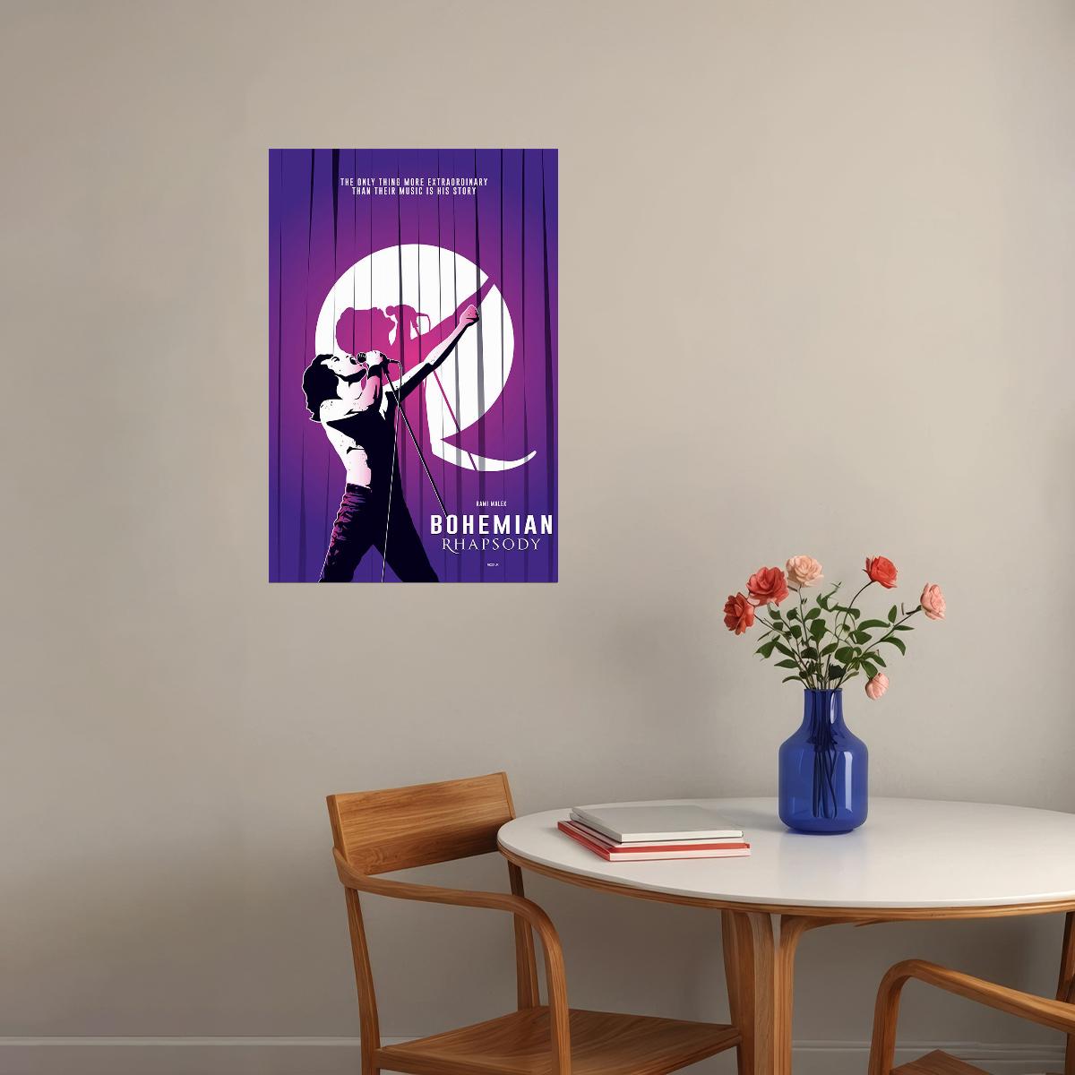 Bohemian Rhapsody Music Poster Wall Art Print Home Wall Decor