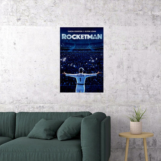 Rocketman Music Drama Movie Poster Wall Art Print Home Wall Decor