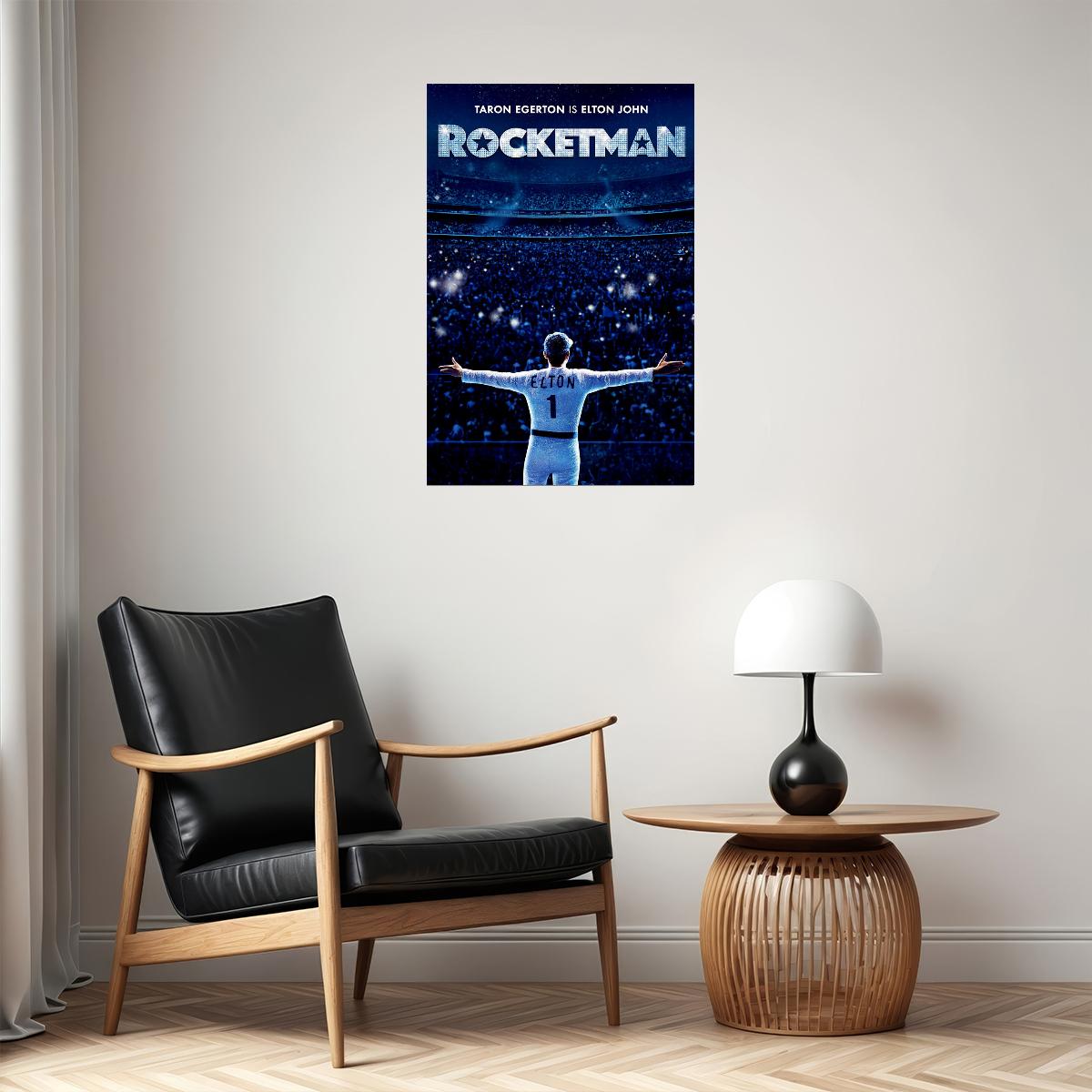 Rocketman Music Drama Movie Poster Wall Art Print Home Wall Decor