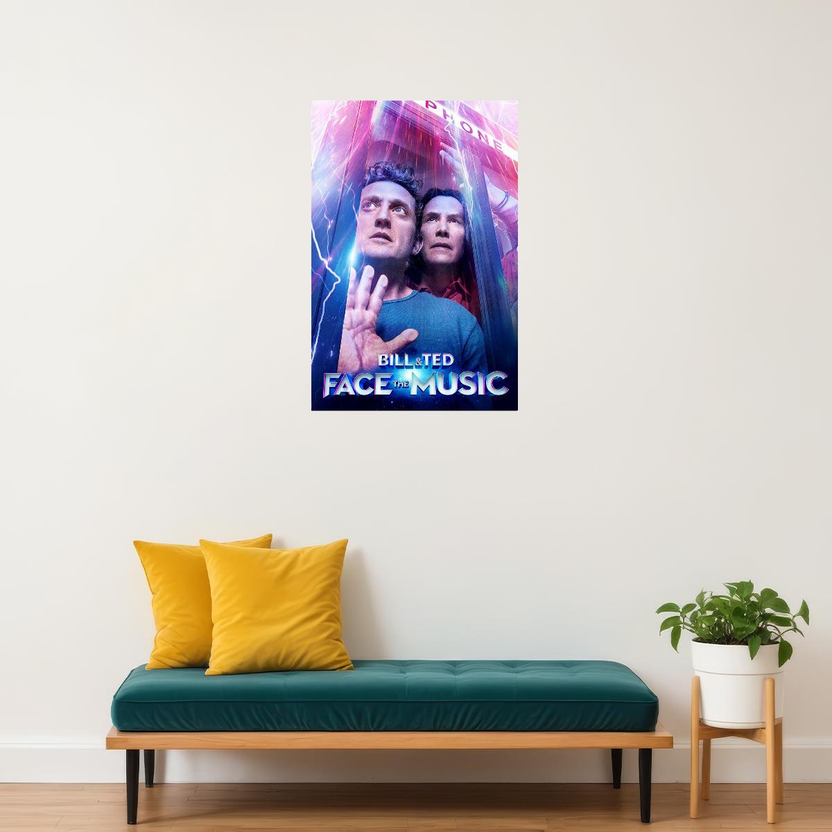 Bill Ted Face The Music Movie Poster Wall Art Print Home Wall Decor