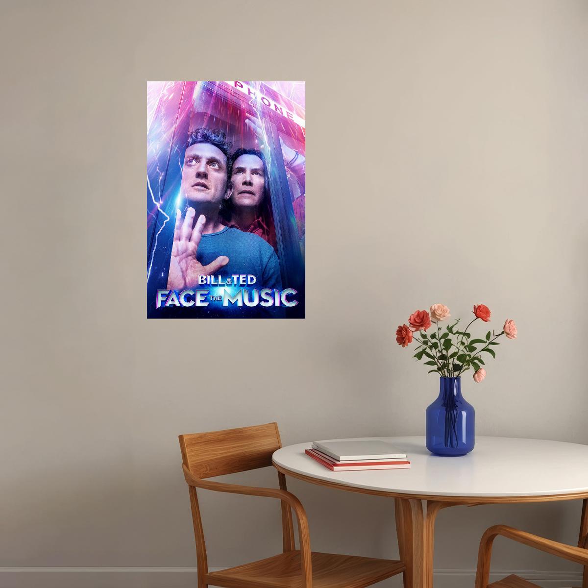 Bill Ted Face The Music Movie Poster Wall Art Print Home Wall Decor
