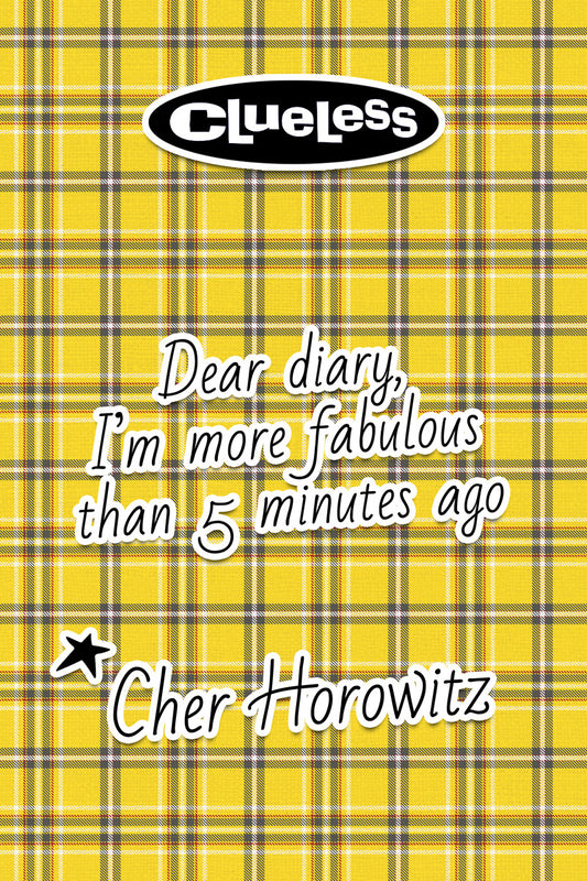 Clueless 1995 Dear Diary Cher Horowitz Art Movie Poster