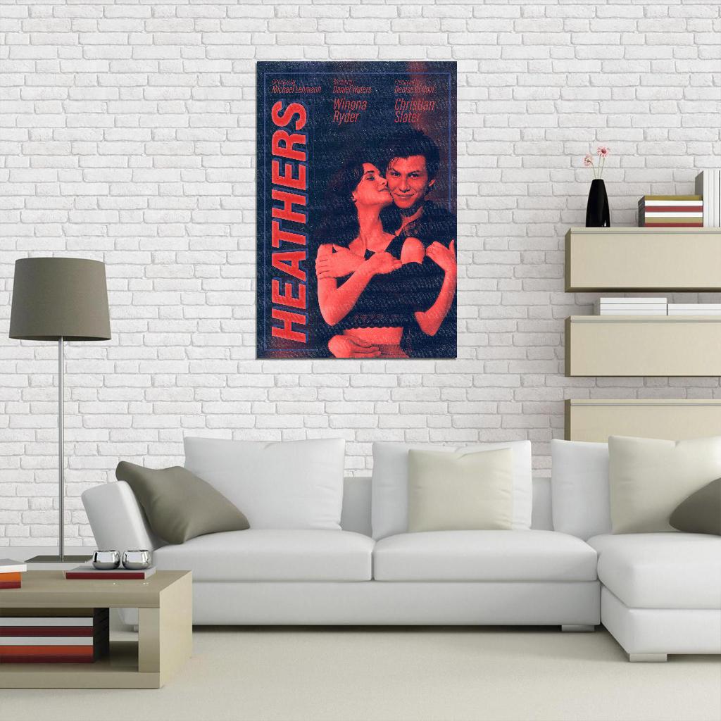 Heathers 1988 Winona Ryder Christian Slater Art Movie Poster