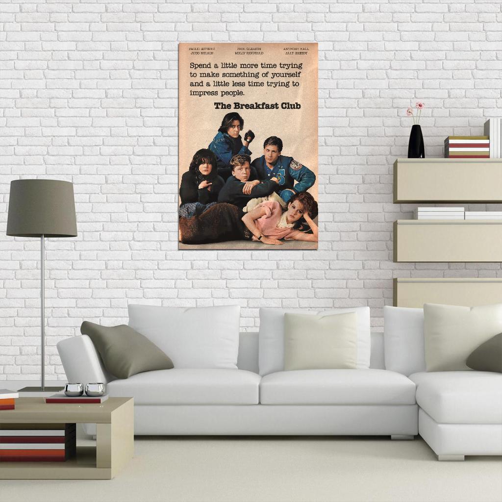 The Breakfast Club 1985 Quote Alternative Art Movie Poster