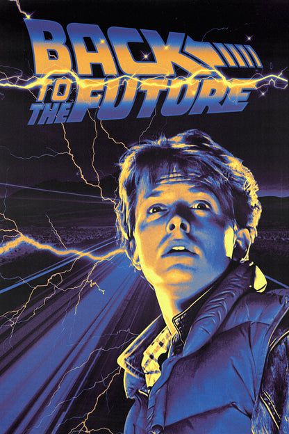 Back to the future 1985 Adventure Comedy Sci-Fi Art Movie Poster