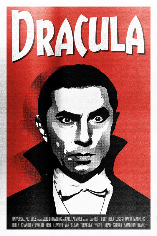 Dracula 1931 Horror Movie Vintage Art Movie Poster