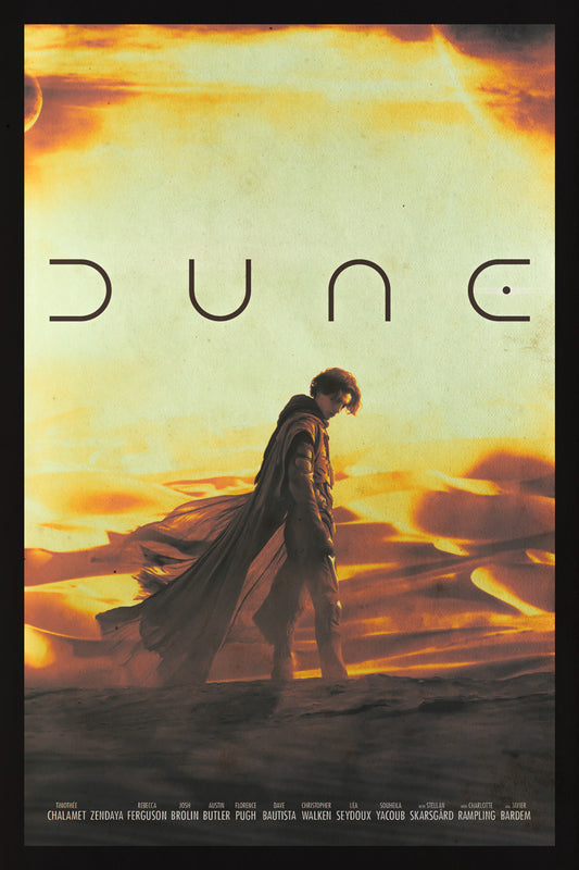 Dune Paul Atreides Desert Planet Space Art Movie Poster