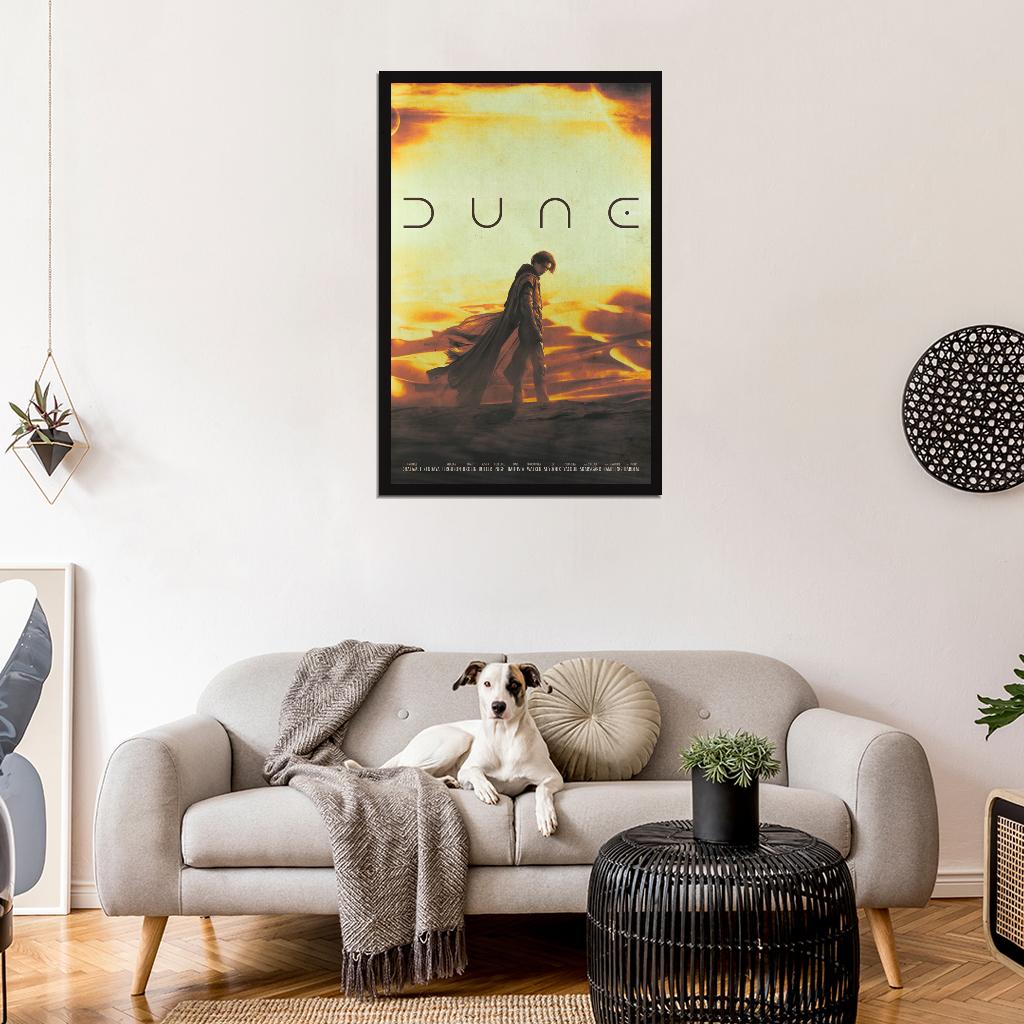 Dune Paul Atreides Desert Planet Space Art Movie Poster