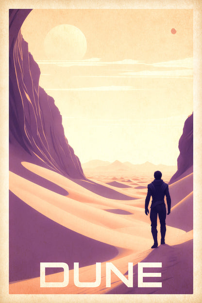 Dune Part 2 Desert Planet Art Movie Poster