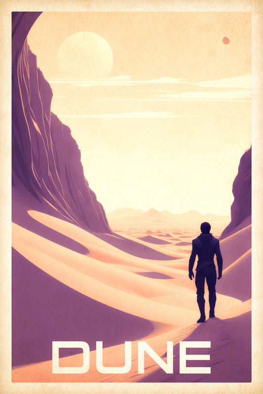 Dune Part 2 Desert Planet Art Movie Poster