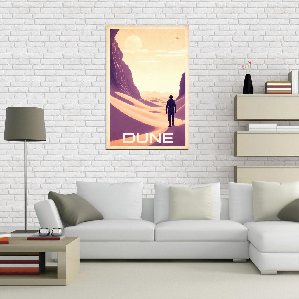 Dune Part 2 Desert Planet Art Movie Poster