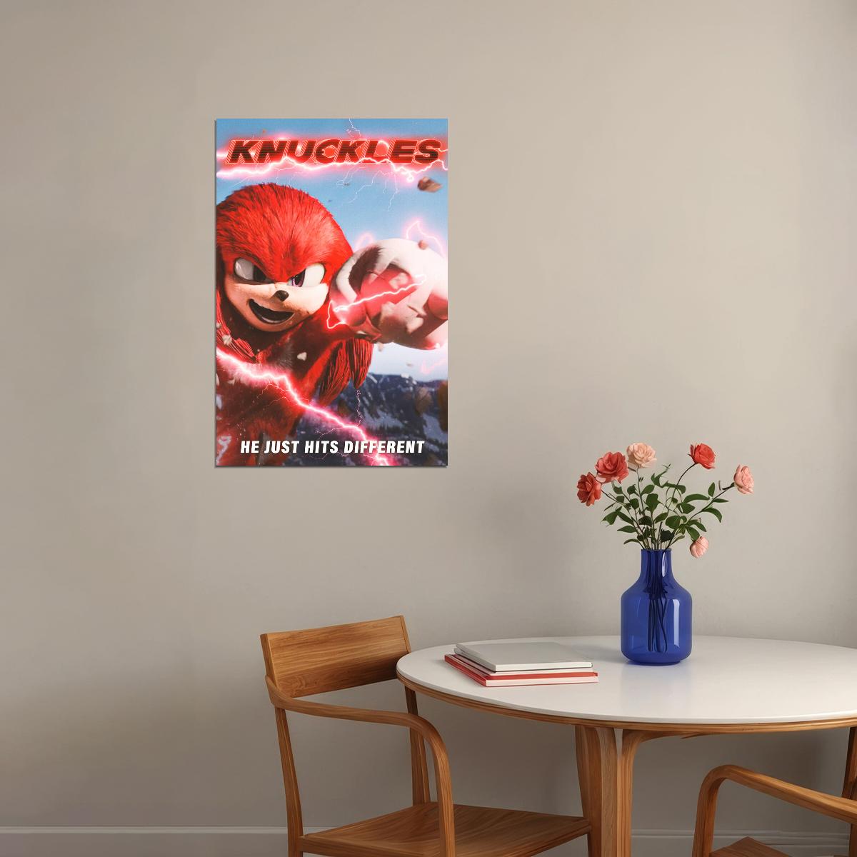 Knuckles 2024 Movie Poster Sonic the Hedgehog