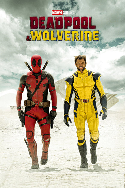 Deadpool & Wolverine 2024 Movie Poster Theater Room Print