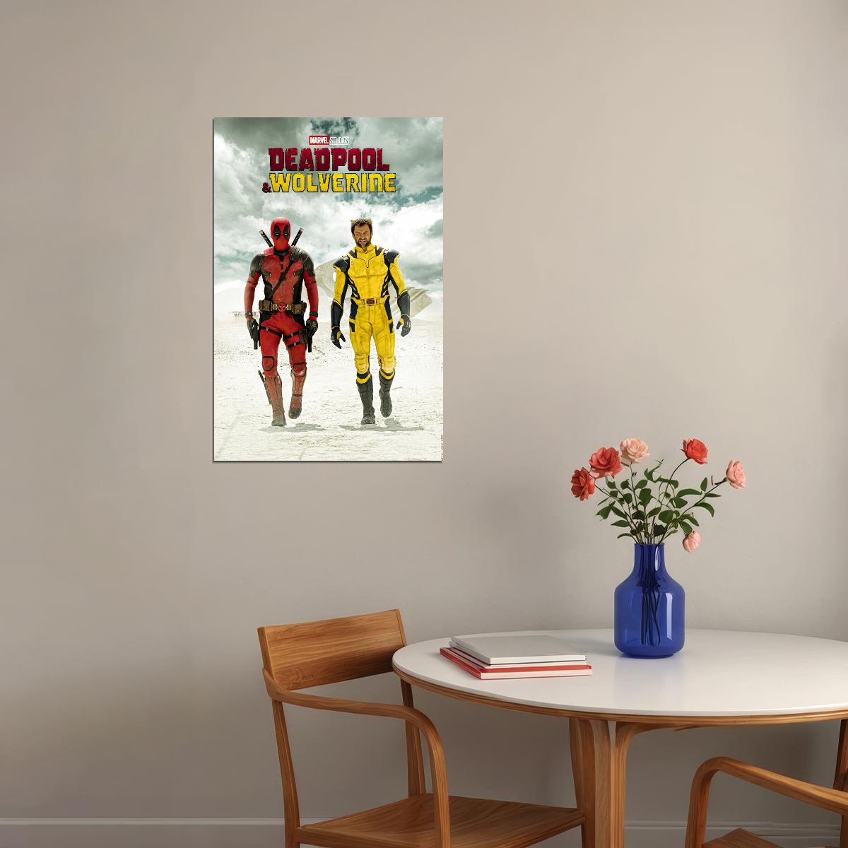 Deadpool & Wolverine 2024 Movie Poster Theater Room Print