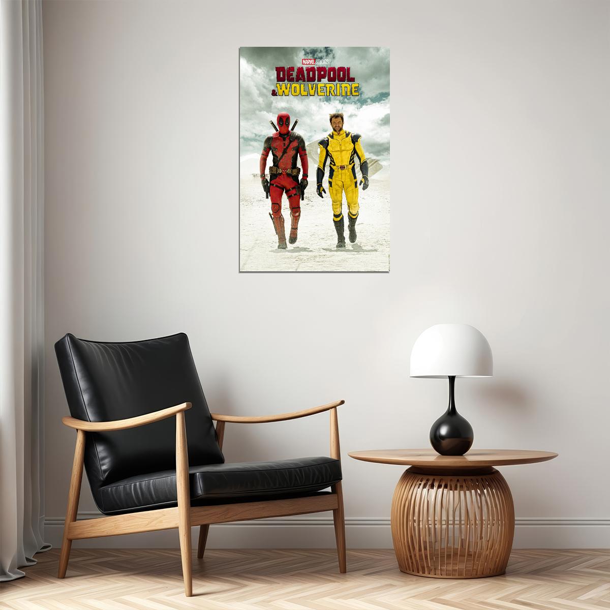 Deadpool & Wolverine 2024 Movie Poster Theater Room Print