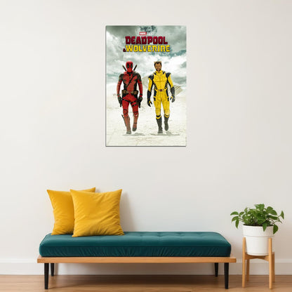 Deadpool & Wolverine 2024 Movie Poster Theater Room Print