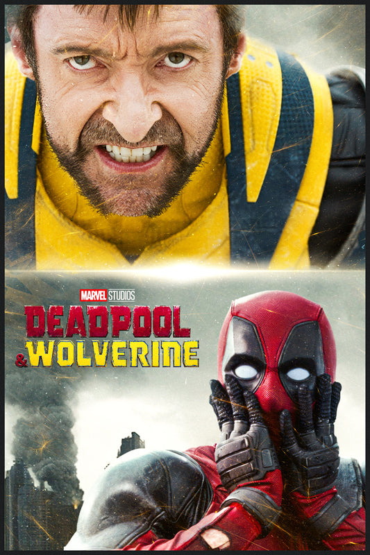 Deadpool & Wolverine 2024 Movie Poster Film Wall Art