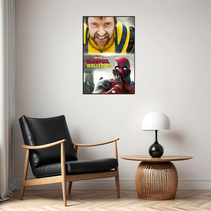 Deadpool & Wolverine 2024 Movie Poster Film Wall Art