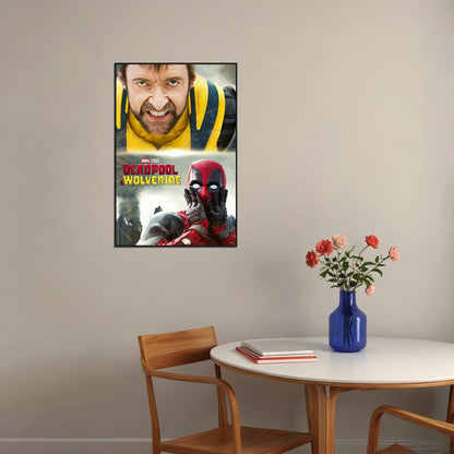 Deadpool & Wolverine 2024 Movie Poster Film Wall Art