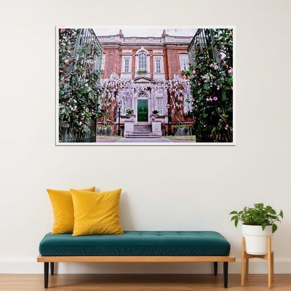 Bridgerton TV Series Poster Oil Painting of Bridgerton House