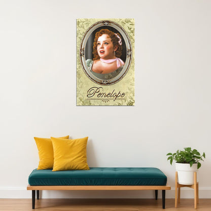 Bridgerton Season TV Series Poster Penelope Featherington Oil Painting