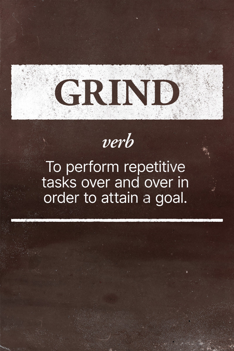 Grind Motivational Poster Inspirational Art For Bedroom