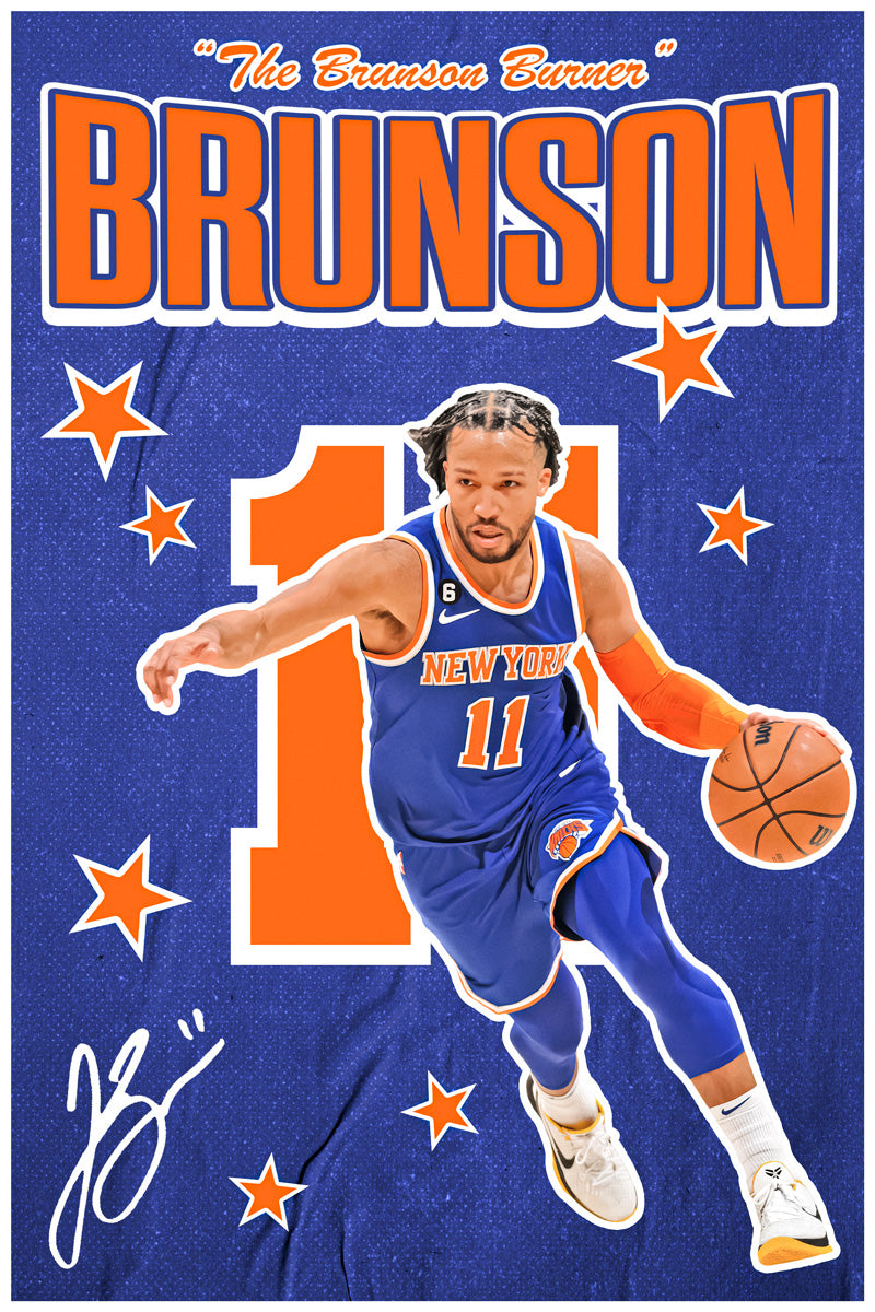 Jalen Bunson Brunson Burner Basketball Poster Motivational Print