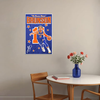 Jalen Bunson Brunson Burner Basketball Poster Motivational Print