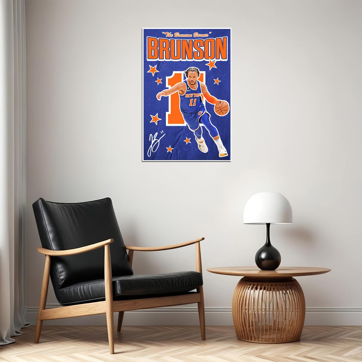 Jalen Bunson Brunson Burner Basketball Poster Motivational Print