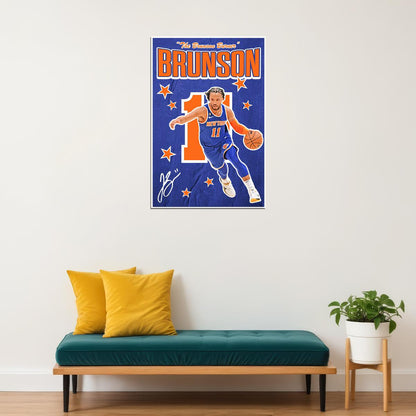 Jalen Bunson Brunson Burner Basketball Poster Motivational Print