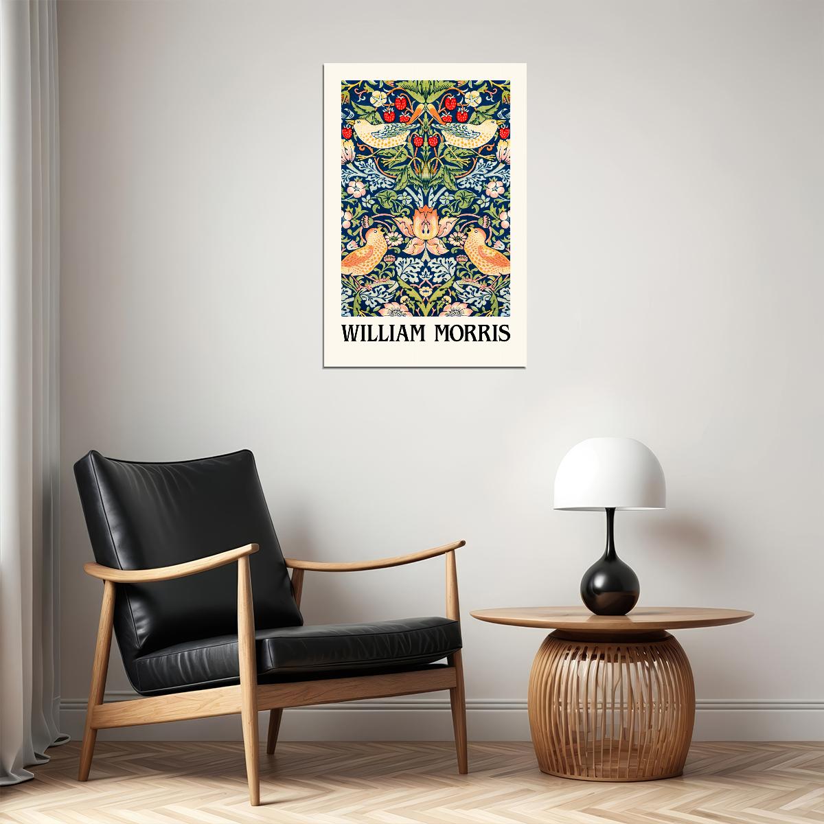 William Morris Nature Abstraction Wall Art Vintage Boho Aesthetic Art Deco Print